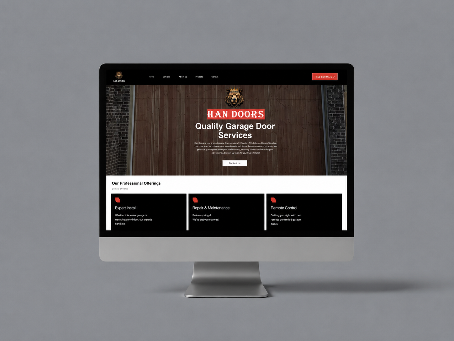 Han Doors — LOCAL SERVICE BUSINESS — WEB DESIGN