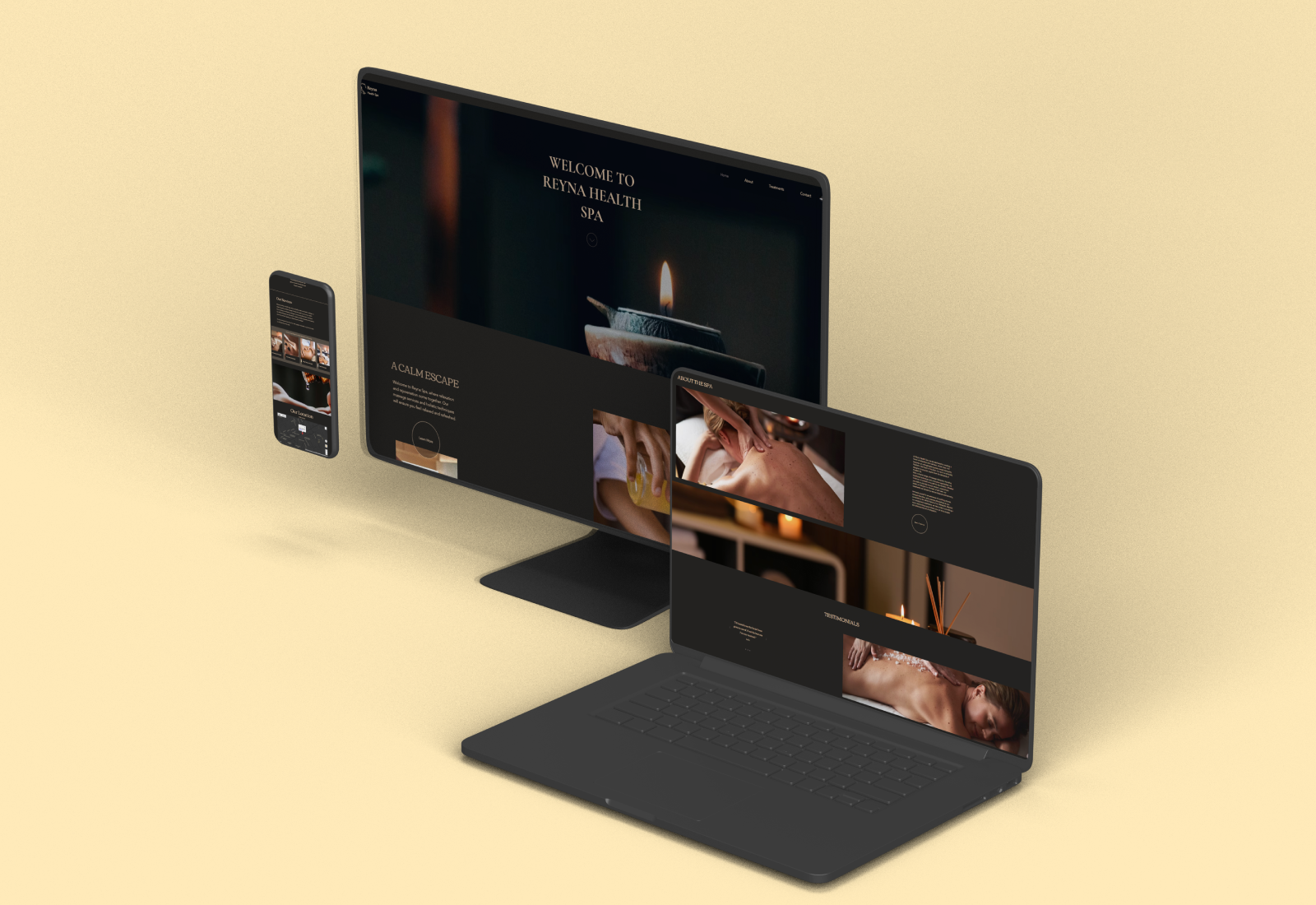 Reyna Health Spa — SPA & WELLNESS — WEB EXPERIENCE